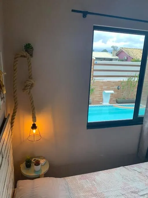 Dom wakacyjny Casa Na Praia Do Sonho Com Piscina E Jardim. Palhoça Brazylia