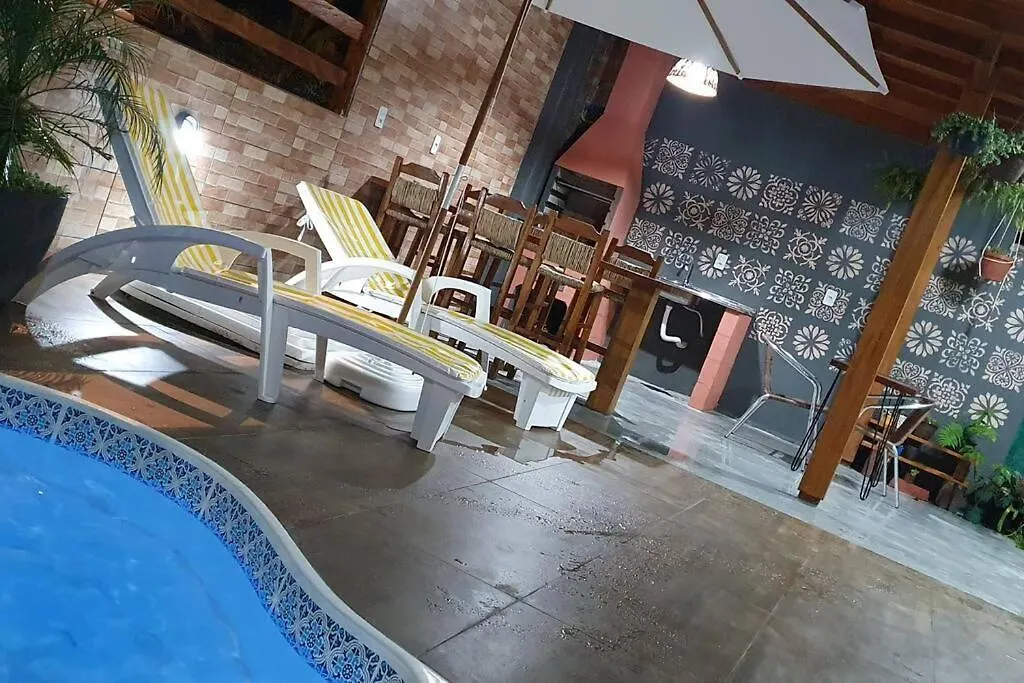 Casa Na Praia Do Sonho Com Piscina E Jardim. Palhoça 0*,
